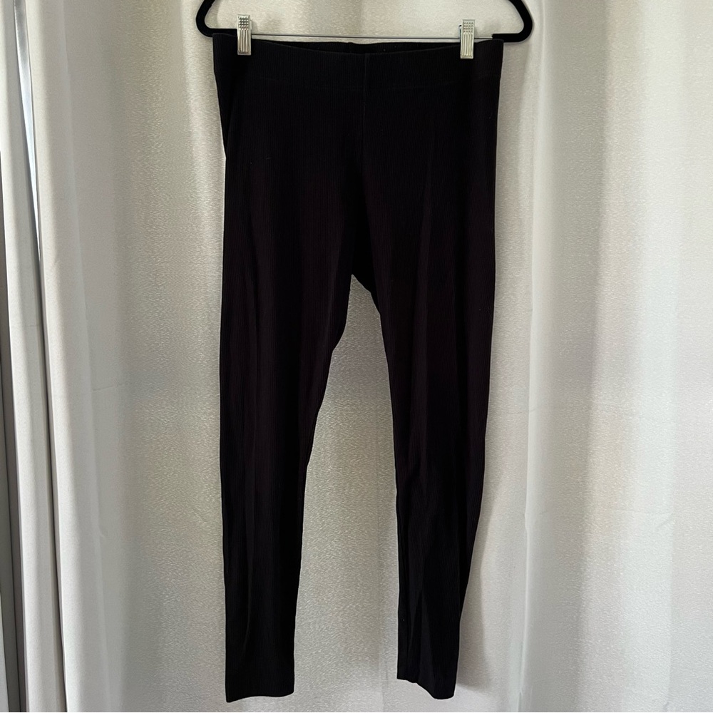 3 pack old navy ribbed leggings bundle, large
